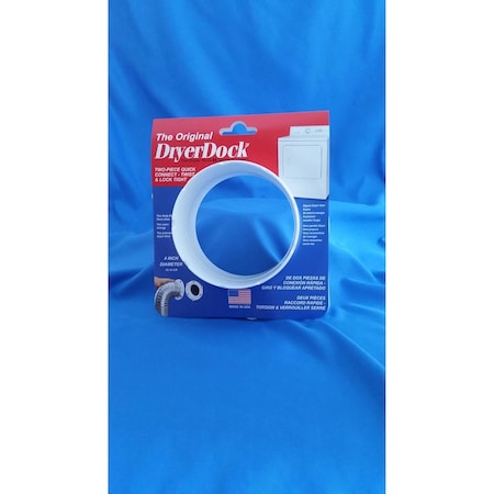 Dryer Dock VentPro DryerDock 3 in. L X 4 in. D White Plastic Connector Kit 5000-1